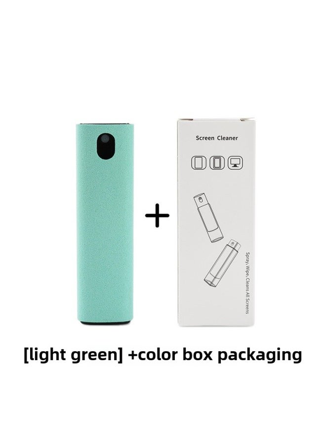 Generic - Mobile Phone Screen Cleaner Portable Spray Wipe Integrated Digital Computer Screen Cleaner Mobile Phone Screen Cleaner-Color:Color Box Packaging: Light Green - Image 1