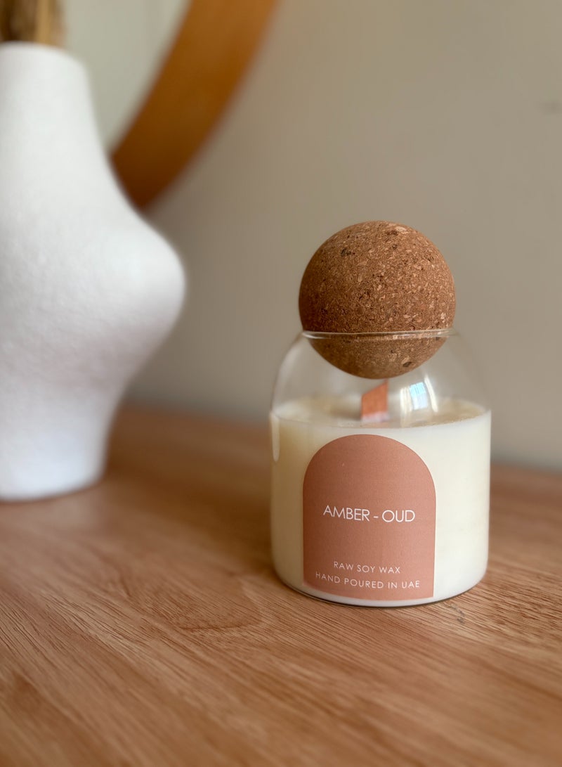Alwaha organic scented candle - Image 1