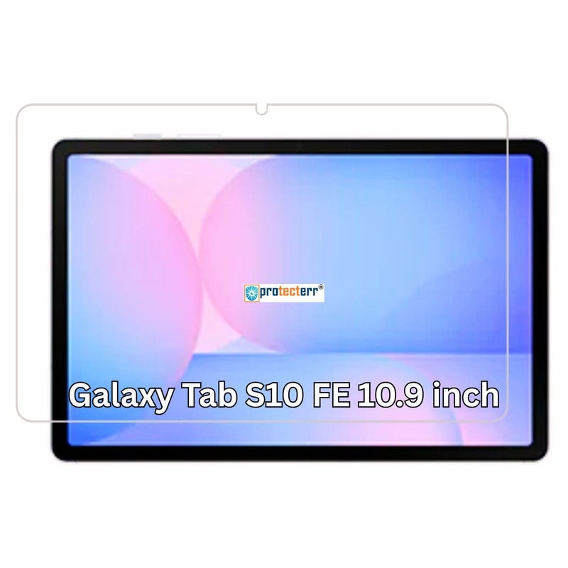 PROTECTERR 1 Pack | Screen Protector Guard for Samsung Galaxy Tab S10 FE 10.9 inch - Ultra-Thin, HD Clear, 9H Hardness, Anti-Scratch, Bubble Free Installation (Not Tempered Glass) - Image 1