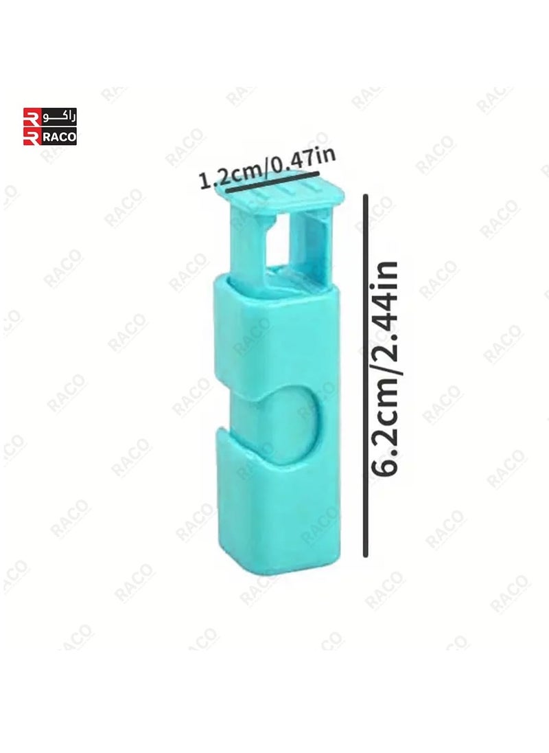 RACO - Sealing Clips for Bags, Freezer Bag Closures, Freezer Bag Closure, Sealing Clips for Bags, Bags Seal for Home, Kitchen, Office Blue Pack of 10 - Image 1