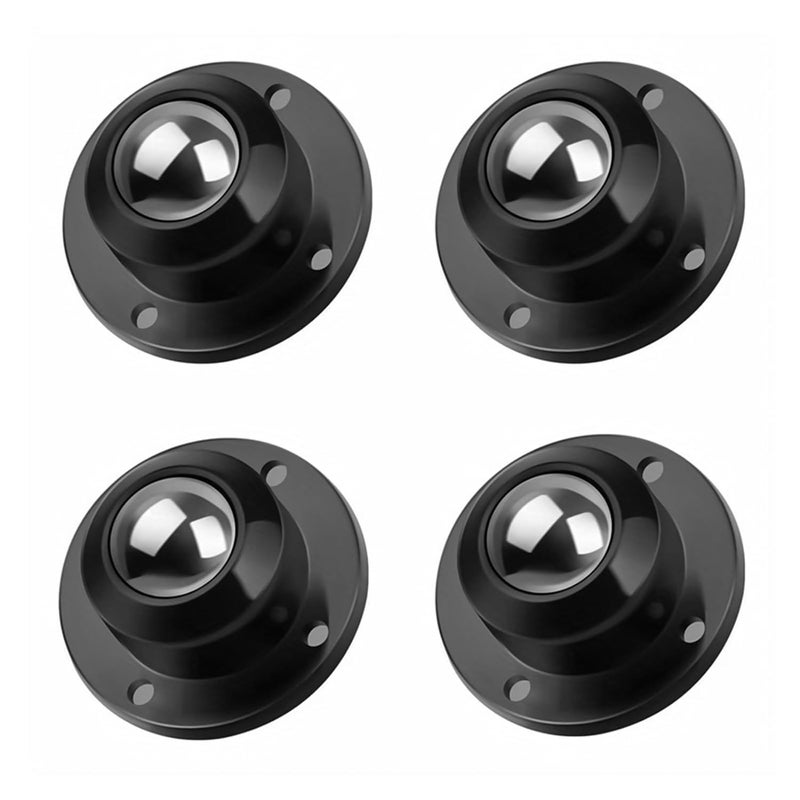 4pcs Caster Wheel Self Adhesive Caster Wheel 360 Swivel Wheels for Furniture Small Appliance DIY Modification Moving Table Heavy Duty Caster Wheels 200Kg Loading Capacity Black  - Image 1