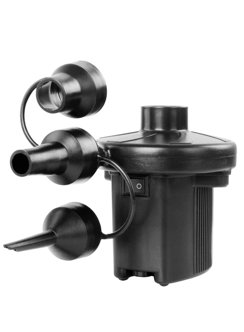 Rock Pow Electric Air Pump DC12V-AC230V Electric Pump with 3 Attachments, Automatic Pum - Image 1