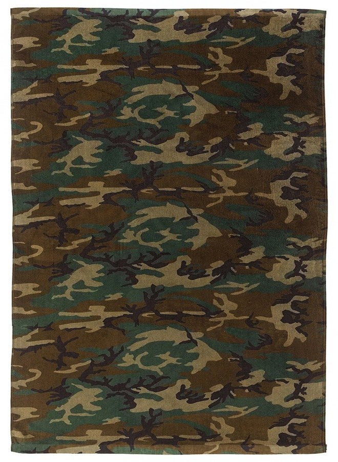 روثكو منشفة شاطئ روثكو - شعار عسكري، مموهة بنقشة الغابة - Image 1