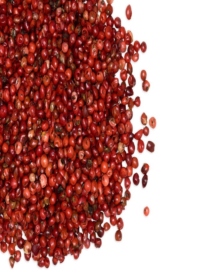 Slofoodgroup حبوب الفلفل الوردي الكاملة من البرازيل من مجموعة Slofoodgroup - ثمار الفلفل الوردي المجففة، توابل فاخرة للاستخدام في الطهي، السلطات، الصلصات، والحلويات (8 أونصة) - Image 2