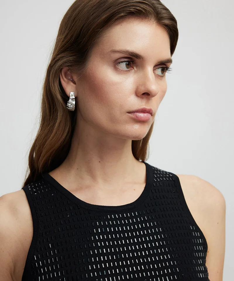 Ipekyol Knit Top With Rhinestones