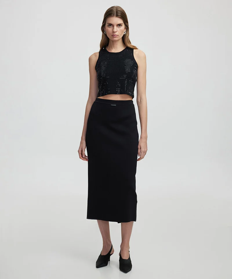 Ipekyol Knit Top With Rhinestones
