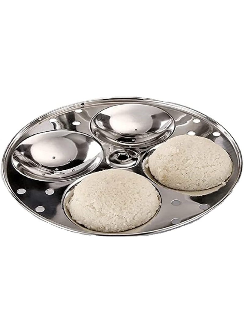 Traditional Stainless Steel Idli Maker – 4-Tier Idli Stand for Stovetop Cooking | 16 Idli Capacity | Durable Kitchenware for Soft & Fluffy Idlis  - Image 4