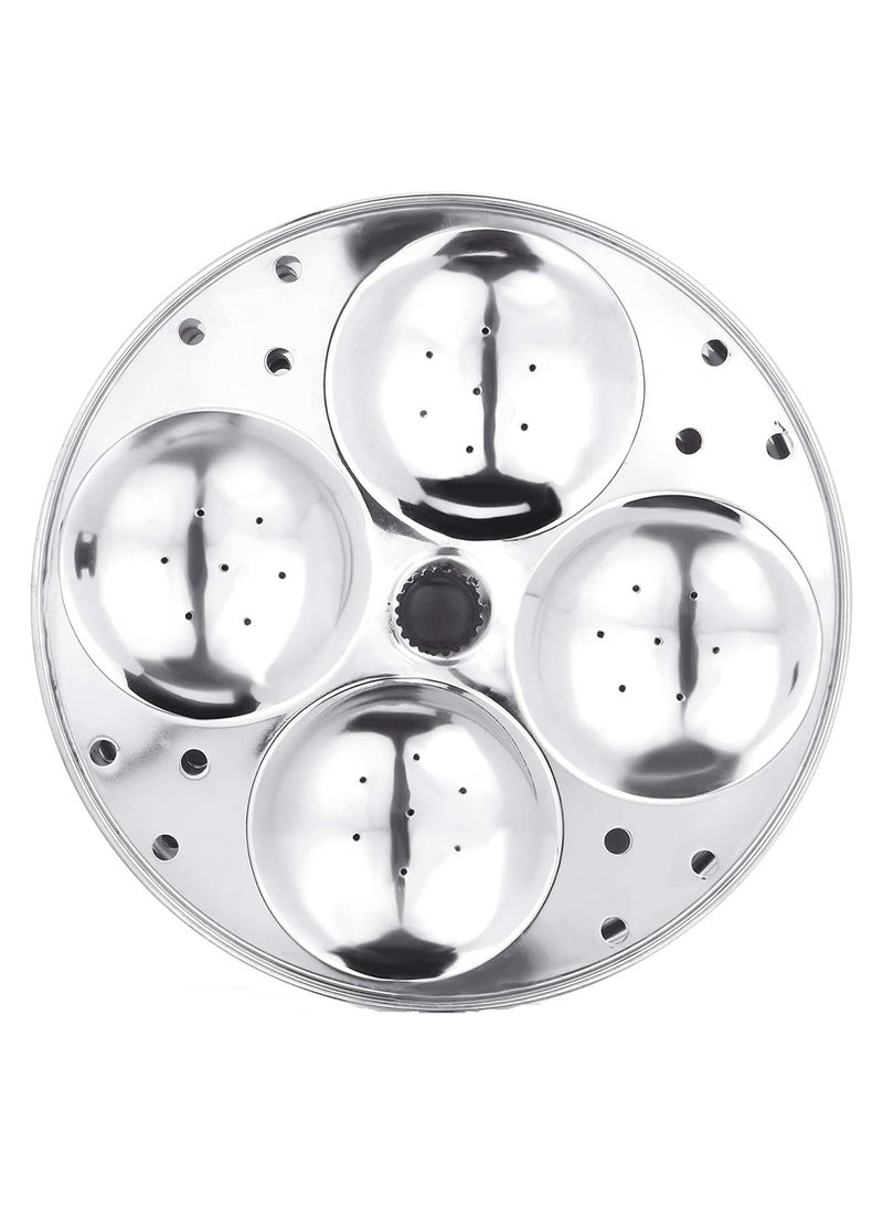 Traditional Stainless Steel Idli Maker – 4-Tier Idli Stand for Stovetop Cooking | 16 Idli Capacity | Durable Kitchenware for Soft & Fluffy Idlis  - Image 5