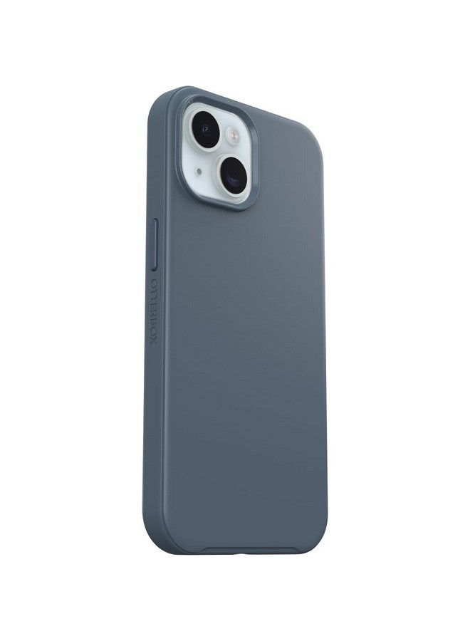 Otterbox OtterBox iPhone 16e, 15, 14, & 13 Symmetry Series Case - BLUETIFUL (Blue), Snaps to MagSafe, Ultra-Sleek, Raised Edges Protect Camera & Screen  - Image 4