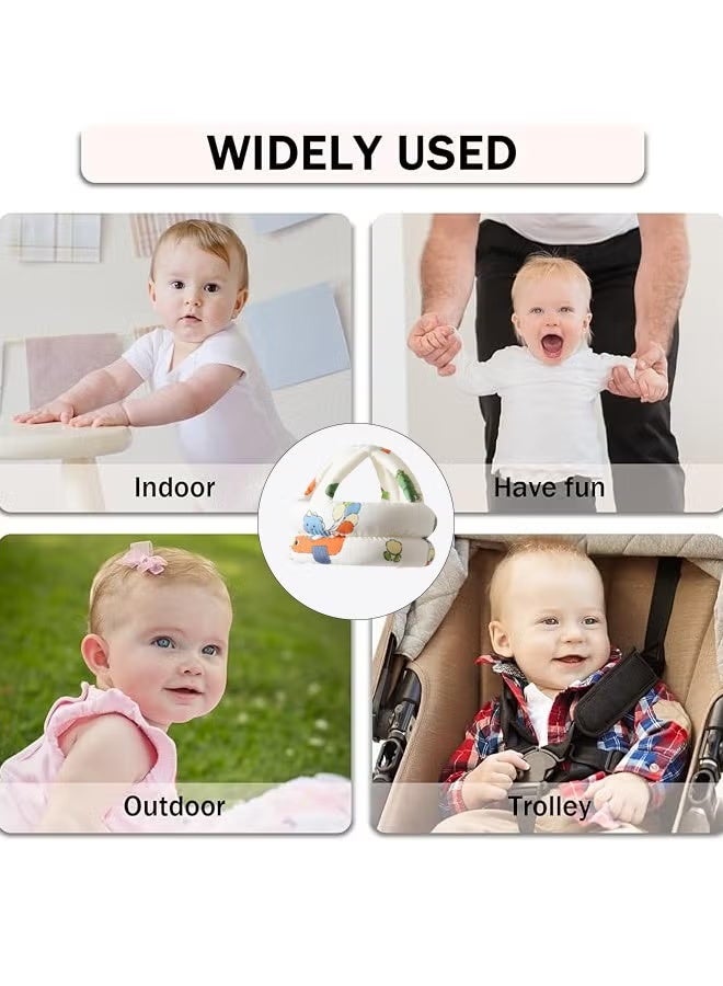 Vinnatsu Baby Infant Head Helmet Anti-collision Kids Baby Helmet Children Safety Helmet for Indoor and Outdoor use Head Cushion Protection Hat Cotton Adjustable Suitable For Learning To Crawl And Walk - Image 4