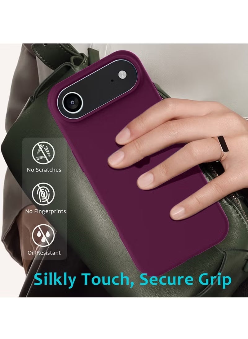 iPhone 17 Air Case Soft Silicone Protective Phone Cover iPhone 17 Air with Microfiber Lining Case For iPhone 17 Air 6.5-Inch - Image 3