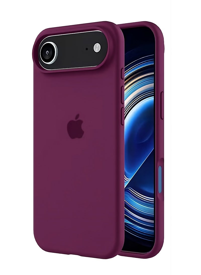 iPhone 17 Air Case Soft Silicone Protective Phone Cover iPhone 17 Air with Microfiber Lining Case For iPhone 17 Air 6.5-Inch - Image 1
