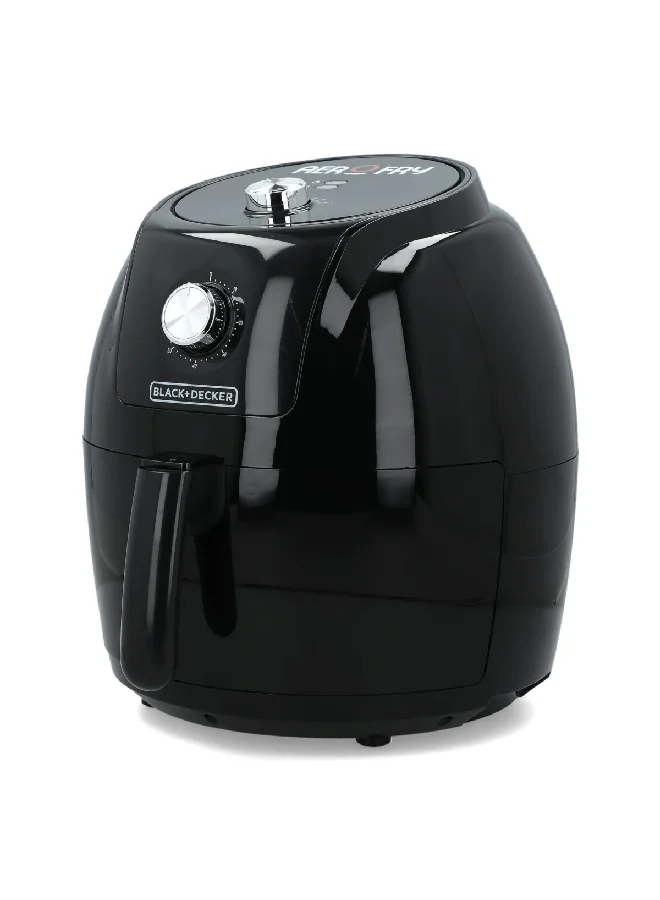 BLACK+DECKER 1800W Rapid Air Convection Technology Mechanical Control XL Air Fryer Black 7 L AF575-B5