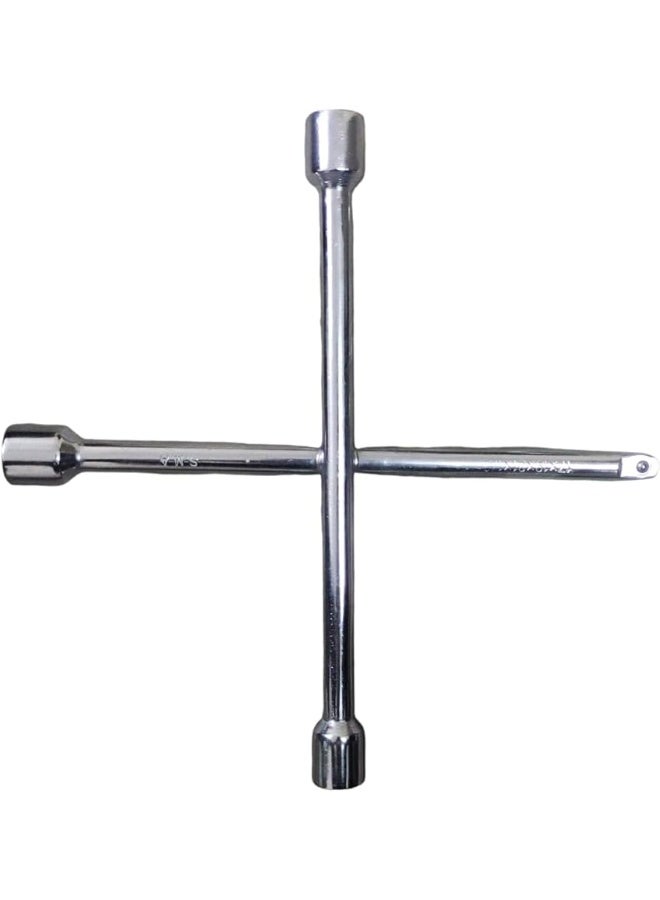 Wheel Key Cross Wrench – Heavy Duty Car Tire Tool for Lug Nuts - Image 1