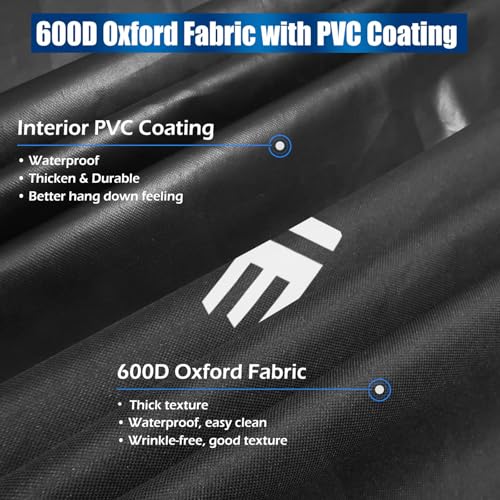 IC ICLOVER Rear Snow Cover, 600D Heavy Duty All Weather Back Window Shade, Full Protection from Snow, Ice & Frost, Winter Cover with Flaps and 4 Magnets, Fit Most Cars and Sedans - Image 3