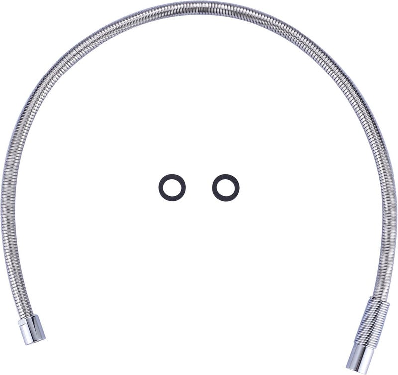 IVIGA 45" Commercial Sink Faucet Sprayer Hose, Pre-rinse Sprayer Hose for Commercial Kitchen Sink Faucet, 45 Inch Stainless Steel Flexible Hose Replacement Kit for Restaurant Industrial Dishwasher - Image 1