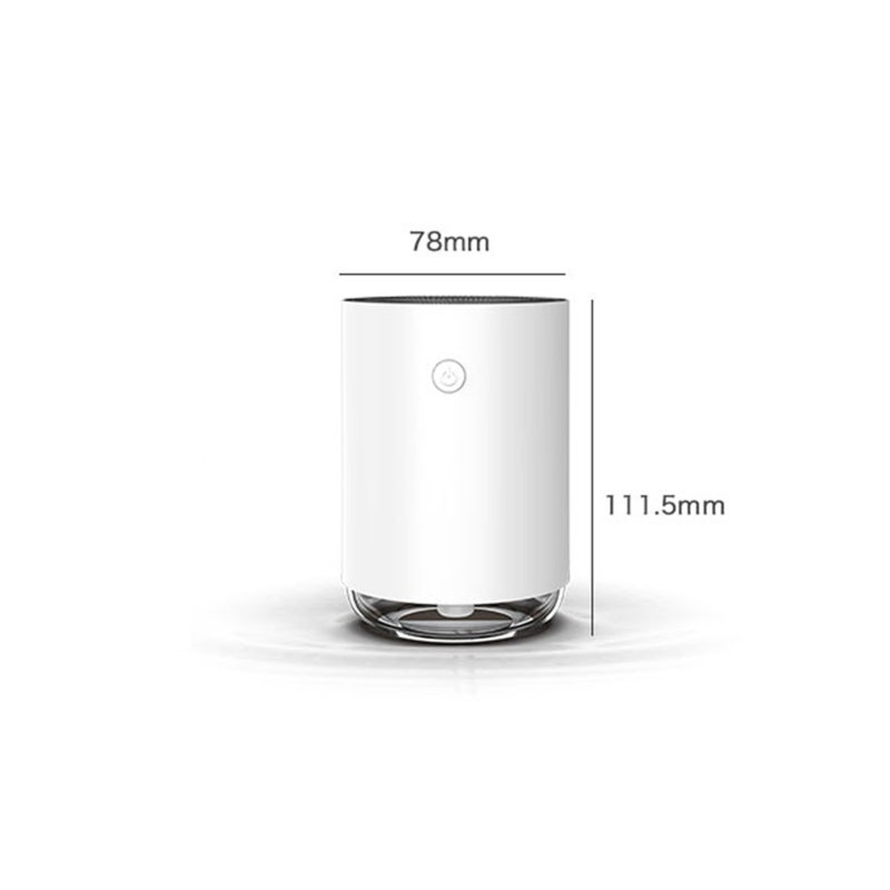220ml Portable Humidifier Mini Cool Mist Humidifier with Night Light USB Personal Humidifier Auto Shut-Off Ultra-Quiet Suitable for Home Baby Bedroom Office Travel (White) - Image 4
