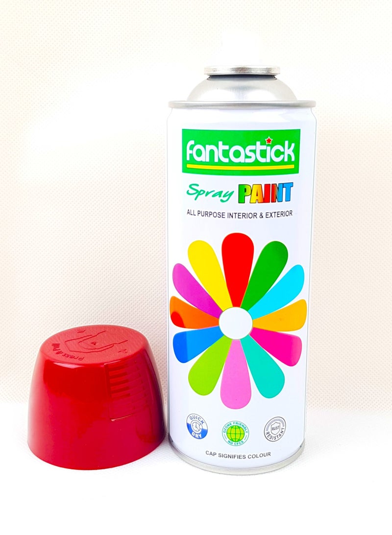 Fantastick طلاء رذاذ متعدد الاستخدامات 400 مل لون مارون - Image 2