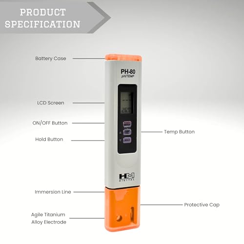 HM Digital HMDPHM80 Digital pH/Temperature Meter - Image 4