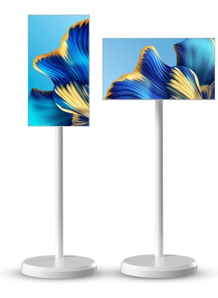 Generic - Portable Floor Screen with Adjustable Stand, 21.5 Inch LCD Touch Display, Includes 2 Screen Mounts - Image 1