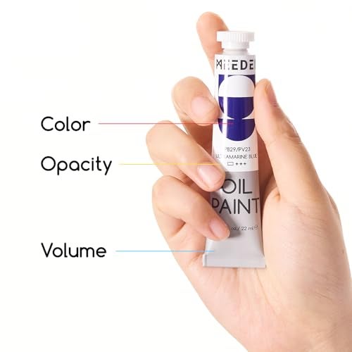 MEEDEN Oil Paint Set, Non-Toxic 24 x 22ml/0.74oz Oil Paints for Canvas Painting - Image 3