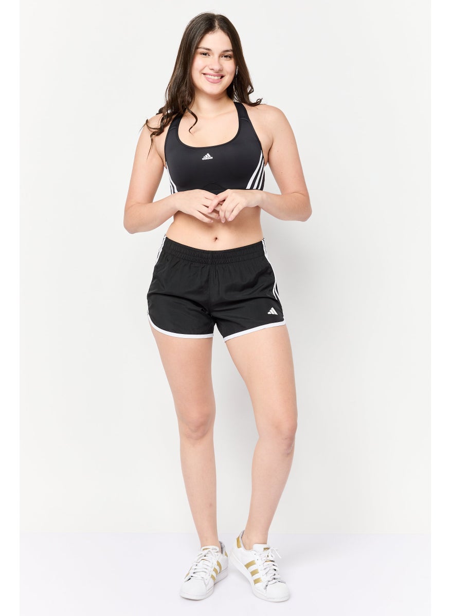 Adidas - Women Sportswear Fit 4 Inseam Training Shorts, Black - Image 1