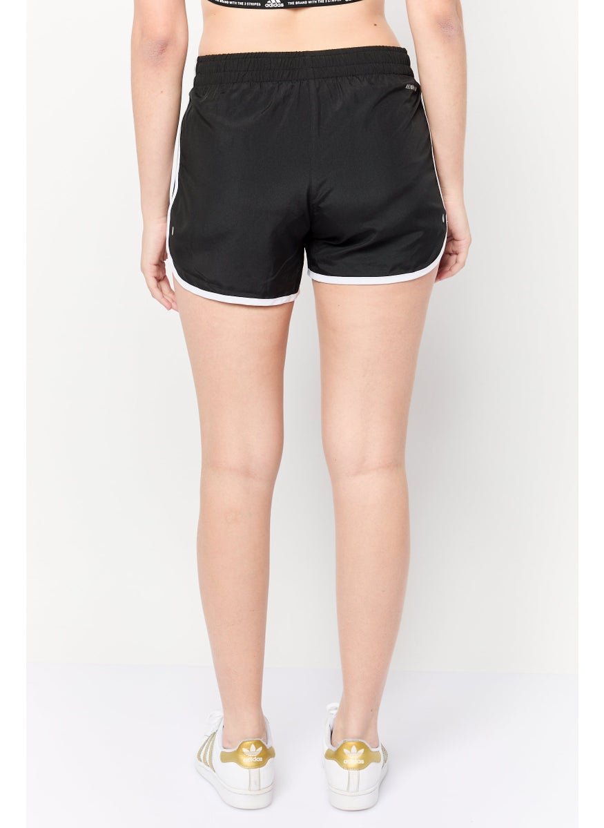 Adidas - Women Sportswear Fit 4 Inseam Training Shorts, Black - Image 1