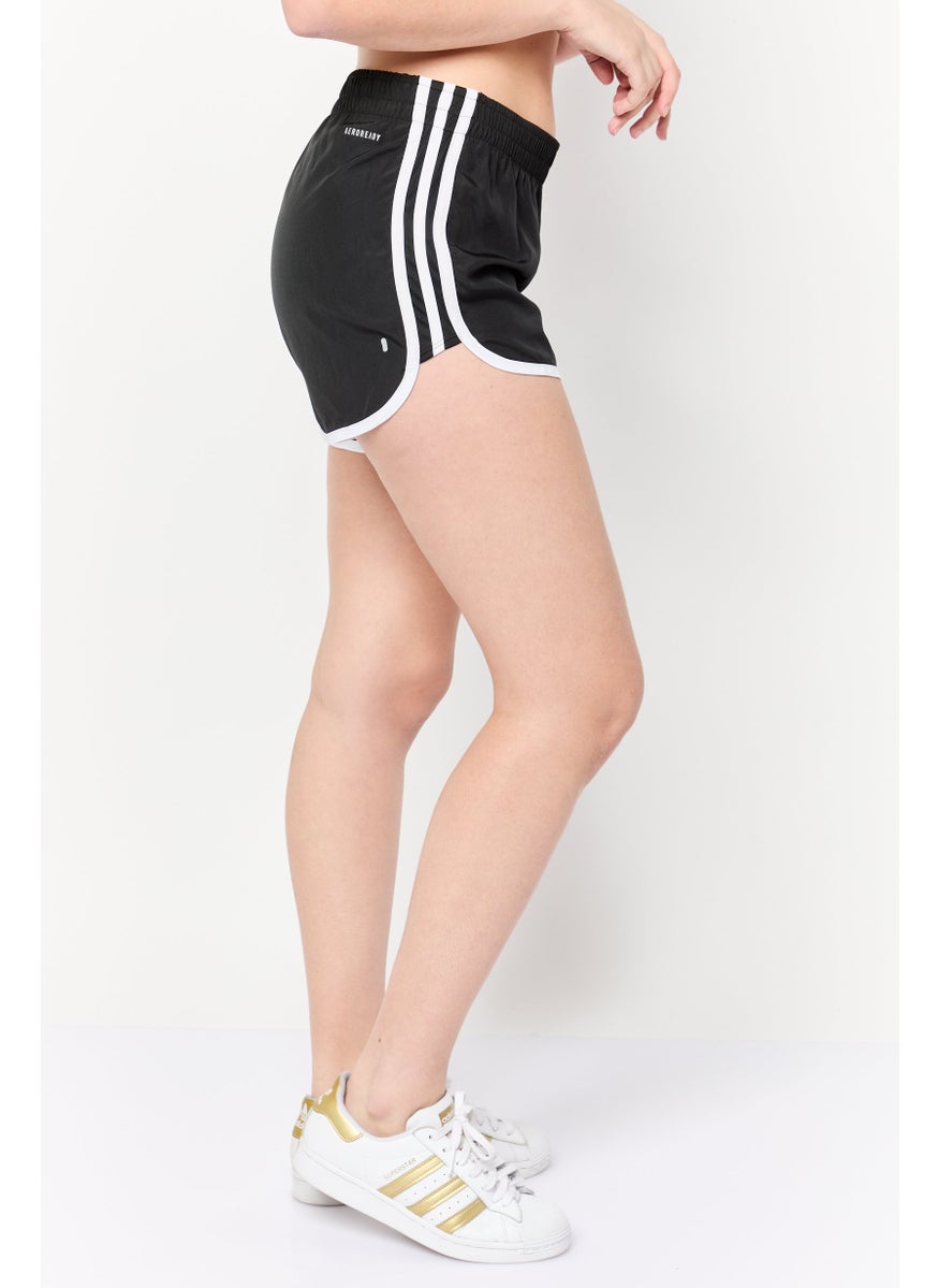 Adidas - Women Sportswear Fit 4 Inseam Training Shorts, Black - Image 1