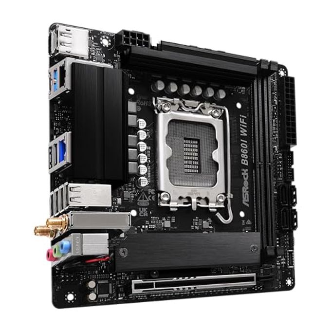 ASRock Intel Core Ultra B860 Lga1851 B860I Wifi 6E Ddr5 8933 Mhz 128Gb M.2 Mini Itx Motherboard Sata3 6.0 Gb/S Pcie 5.0 - Image 5