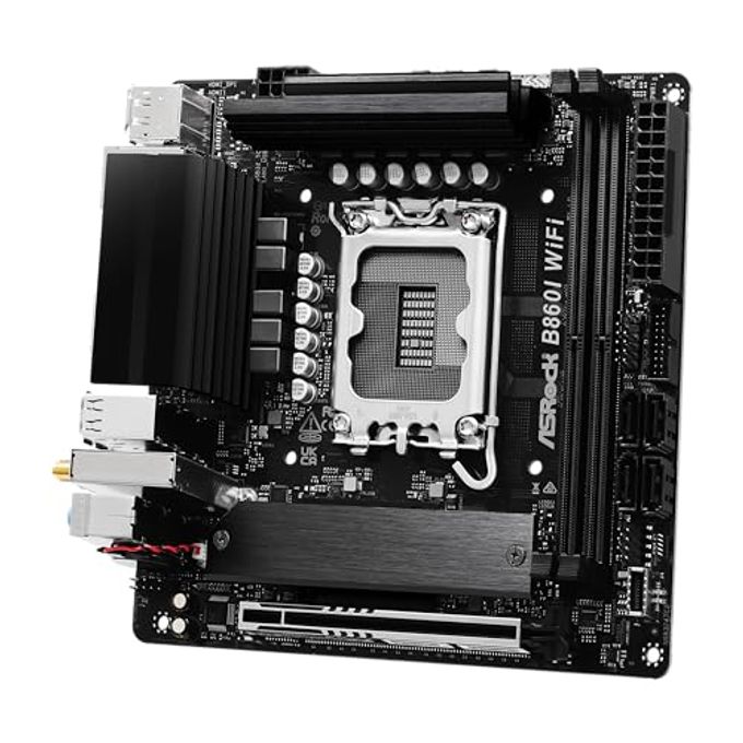 ASRock Intel Core Ultra B860 Lga1851 B860I Wifi 6E Ddr5 8933 Mhz 128Gb M.2 Mini Itx Motherboard Sata3 6.0 Gb/S Pcie 5.0 - Image 3