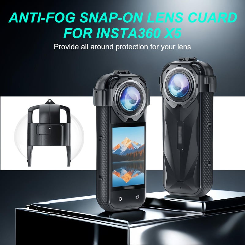 Sruim Insta 360 X5 Lens Guard Protective Cover Optical Glass Lens Protector for insta360 X5 Accessories - Image 3