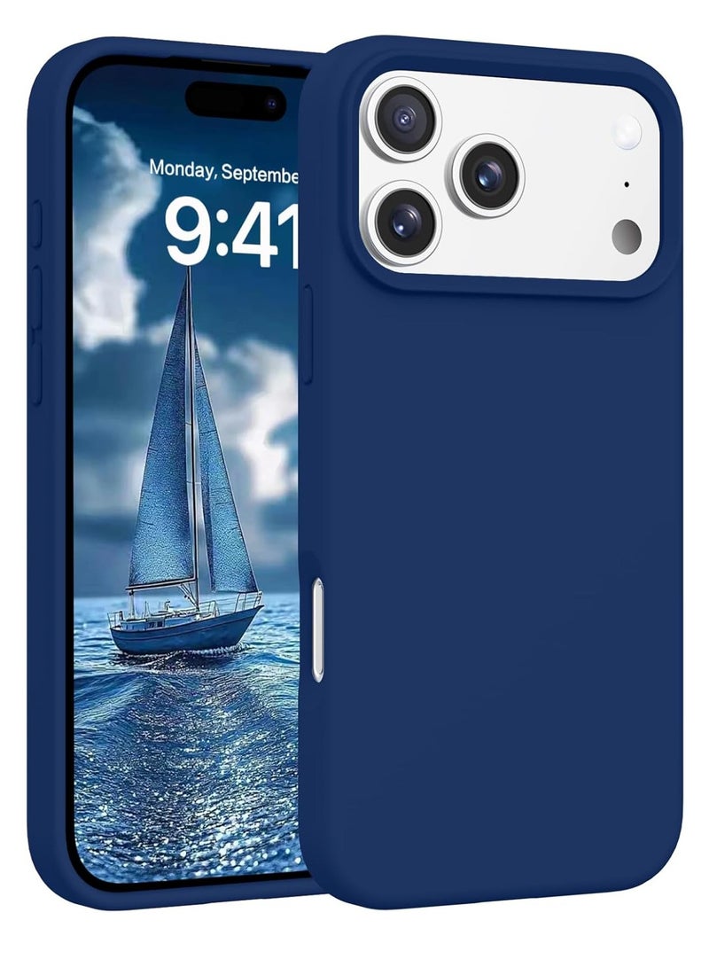 iPhone 17 Pro Max Cover Liquid Silicone Protective Case with Inside Microfiber Lining - Image 1