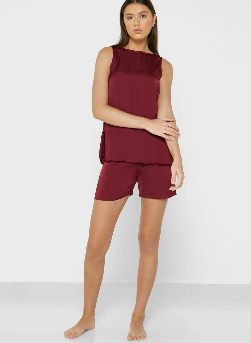 Urban Undress Sleeveless Top & Pyjama Set