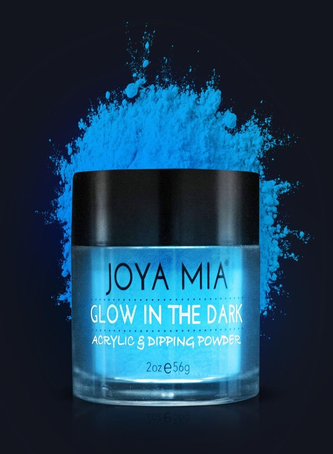 JOYA MIA Glow-in-the-Dark Acrylic & Dipping Powder - Premium Nail Powder for Flawless Enhancements, Available in 12 Colors, 2 oz (DPGW-7) - Joya Mia - Image 1