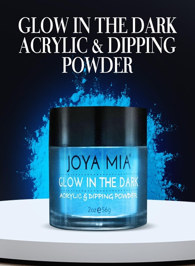 JOYA MIA Glow-in-the-Dark Acrylic & Dipping Powder - Premium Nail Powder for Flawless Enhancements, Available in 12 Colors, 2 oz (DPGW-7) - Joya Mia - Image 3