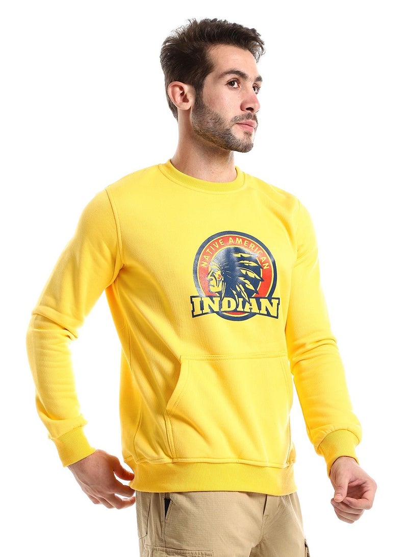Caesar Round Melton Shirt Printed Indian - Image 2