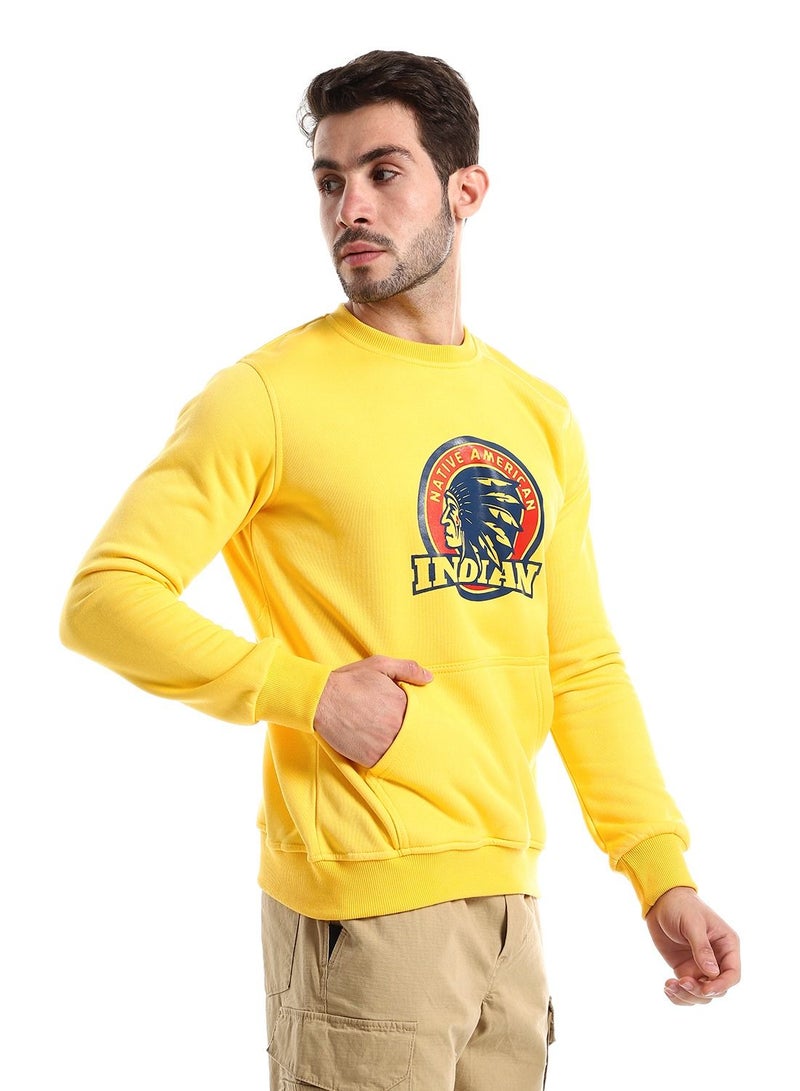 Caesar Round Melton Shirt Printed Indian - Image 3