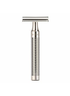 M MÜHLE ROCCA R89 Double Edge Safety Razor (Closed Comb) | Pure Matt Stainless Steel |Perfect for Everyday Use | Barbershop Quality Close Smooth Shave | Luxury Razor for Men  - Image 1