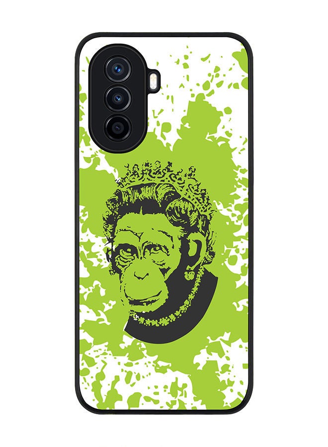 Stylizedd Rugged Black edge case for Huawei Nova Y70  Slim fit Soft Case Flexible Rubber Edges Anti Drop TPU Gel Thin Cover - Ape Queen - Image 1