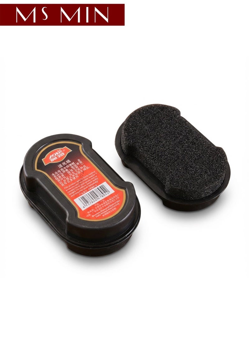 MS MIN Quick Glossy Shine Shoe Care Sponge – Colorless Instant Shoe Shine & Protection for All Leather Shoes, Portable Shoe Polish - Image 4