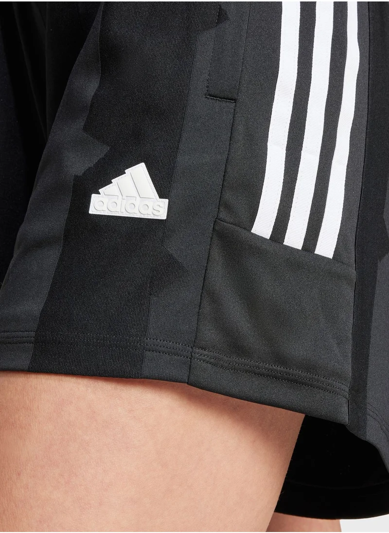 Adidas Tiro Cut 3 Stripe Jacquard Shorts