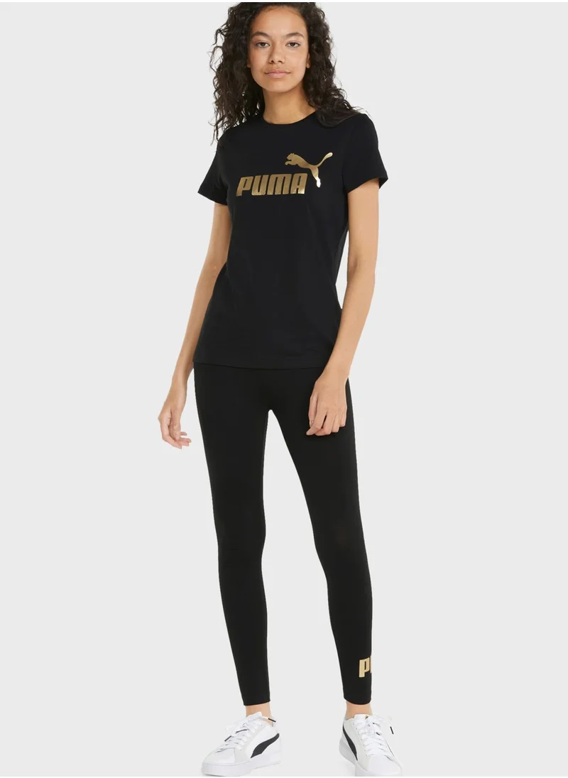 PUMA Essential High Waist Metallic Leggings