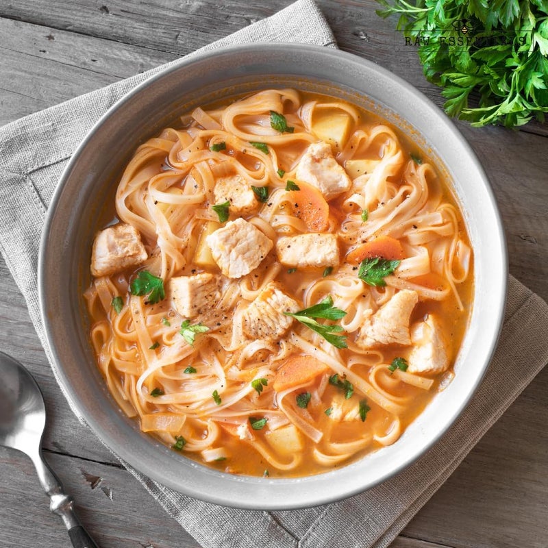 Raw Essentials Spicy Chicken Bouillon - Savory Seasoning Blend for Soups, Ramen, and Pho - 11 Ounce Bottle - Image 5