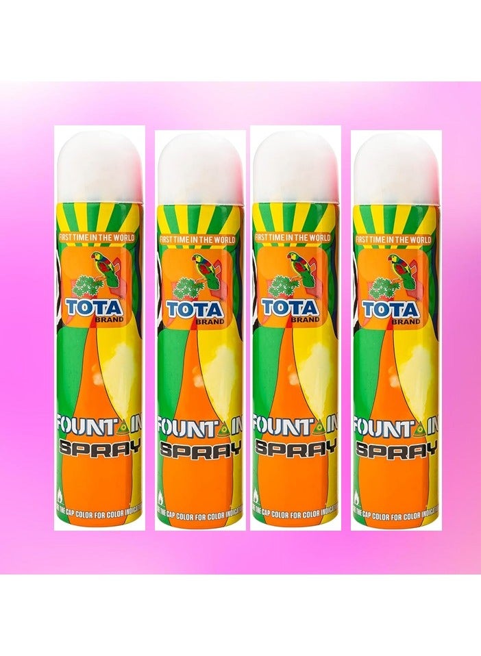 TOTA Gender Reveal Snow Fountain – Pack of 4 (300g Each) | Safe & Smokeless | Indoor & Outdoor Use | Baby Shower & Reveal Party - Image 1