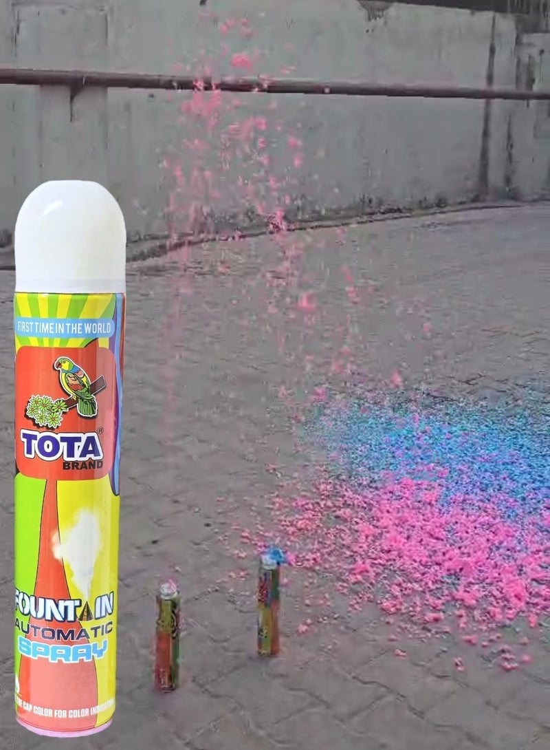 TOTA Gender Reveal Snow Fountain – Pack of 4 (300g Each) | Safe & Smokeless | Indoor & Outdoor Use | Baby Shower & Reveal Party - Image 3