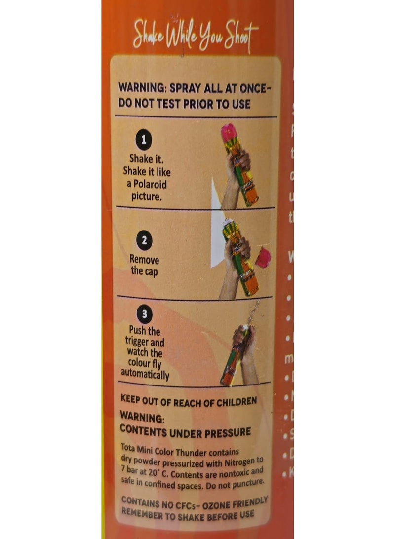 TOTA Gender Reveal Snow Fountain – Pack of 4 (300g Each) | Safe & Smokeless | Indoor & Outdoor Use | Baby Shower & Reveal Party - Image 5