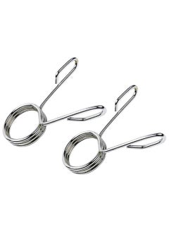 SUPRO Spring Gym Lock, Rod Lock for Dumbbells' Barbell Collor Clips clamp