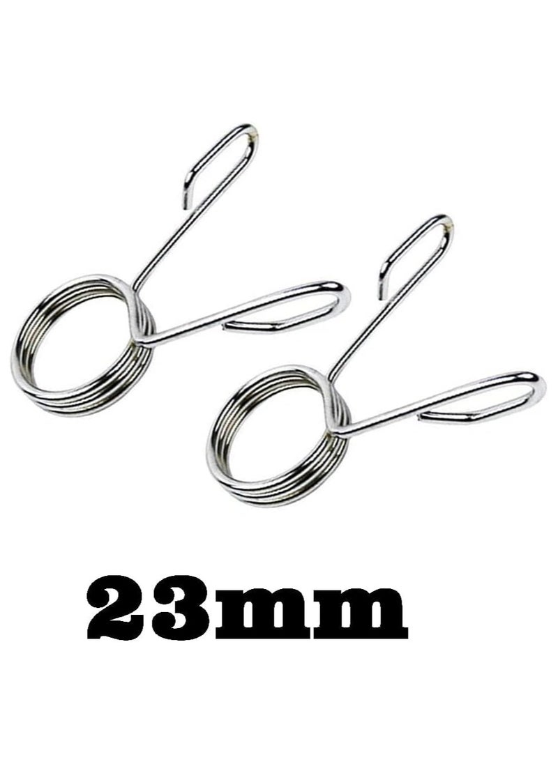 Generic - SUPRO Spring Gym Lock, Rod Lock for Dumbbells' Barbell Collor Clips clamp - Image 1