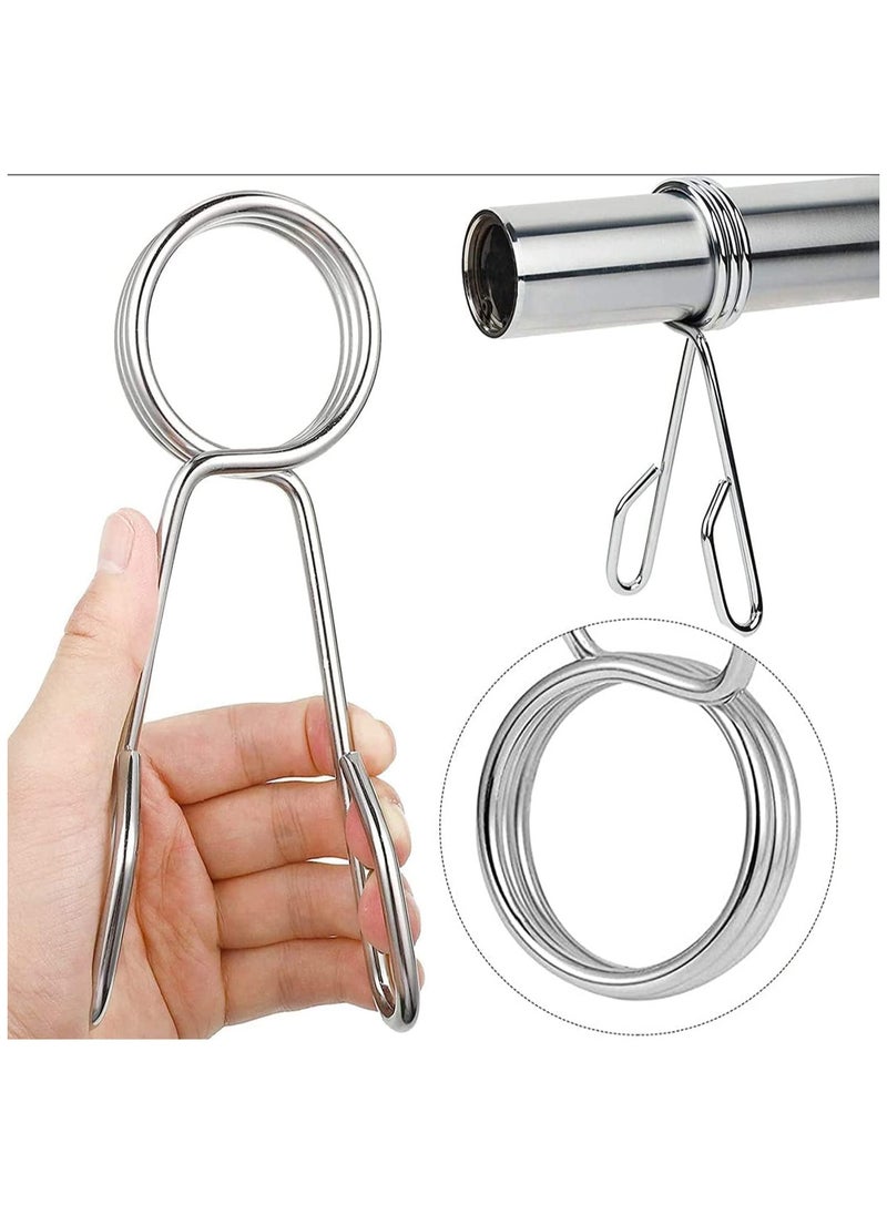 Generic - SUPRO Spring Gym Lock, Rod Lock for Dumbbells' Barbell Collor Clips clamp - Image 1