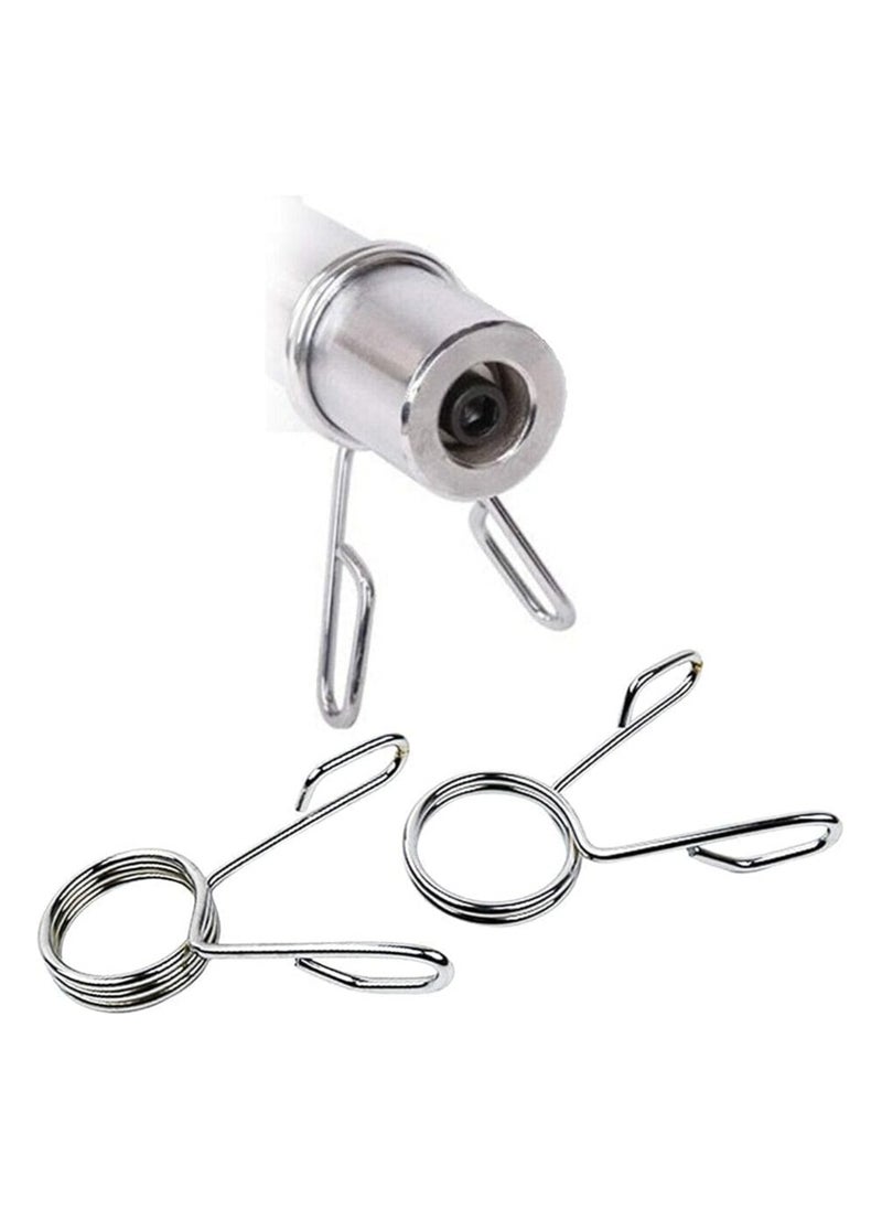 Generic - SUPRO Spring Gym Lock, Rod Lock for Dumbbells' Barbell Collor Clips clamp - Image 1
